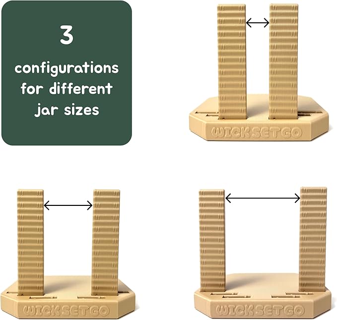 Sticker Label Application Installation Tool for Jars, Containers, Bottles, Adjustable Height Width Aligner for Drink Food Candle Labels