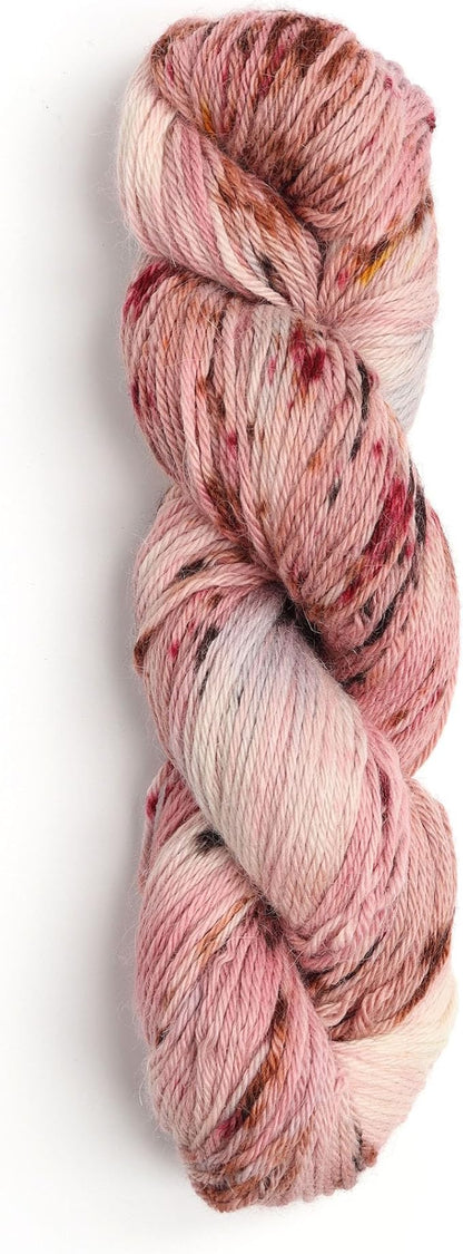 100% Baby Alpaca Yarn Wool 100g Hank DK Weight Hand Dyed Made in Peru - Heavenly Soft and Perfect for Knitting and Crocheting (Rose of The Andes, DK Hand Dyed - 100g Hank)