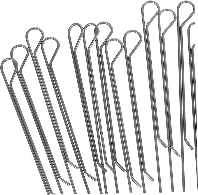 20pcs Wick Holders for Candle Making Carbon Steel Wick Centering Tools for Tealight and Oil Lamp Essential Accessory for DIY Crafting Projects