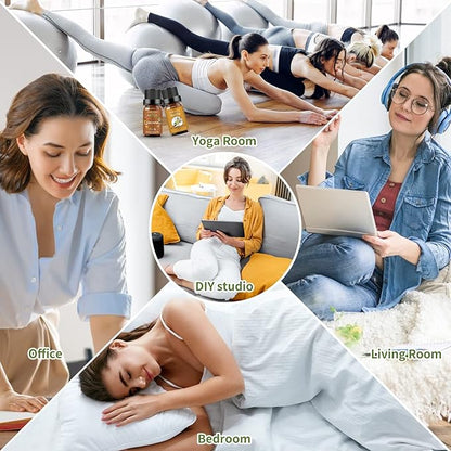 Sedbuwza Vanilla Coconut Essential Oil Set, Vanilla Fragrance Oil Coconut Scent Oil Set for Diffuser, Aromatherapy, Massage, Soap, Candle Making 2 x 10 ml