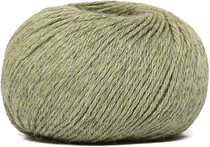 100% Baby Alpaca Yarn Wool Set of 6 Skeins (300 Grams) DK Weight - Made in Peru - Heavenly Soft and Perfect for Knitting and Crocheting (Soft Mint, DK - 6 Skeins)
