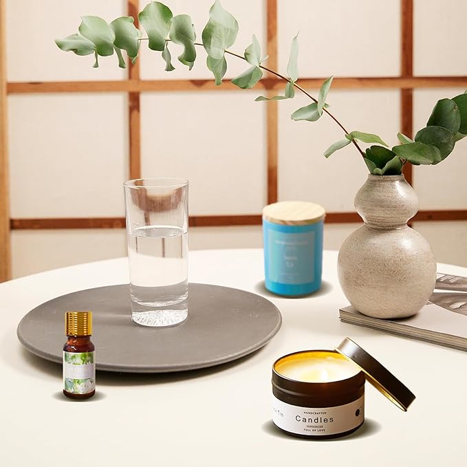 KQU Candle Making Kit for Candles, Home DIY Candle Wax Kit with Glass Jars for Adult, Candle Maker Kit with Wax Melter for Art & Craft