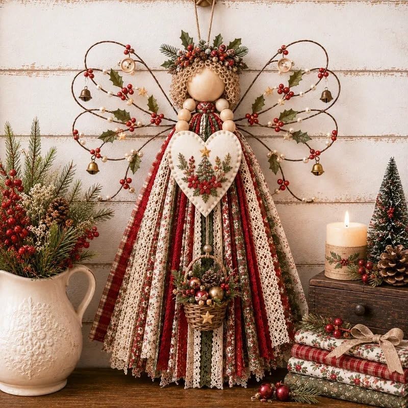 Macrame Wall Weaving Craft,Angel Fabric Hanging DIY Kit by Unknown