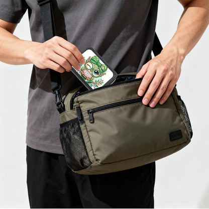 Diamond Painting Credit Card Holder Owl Diamond Art Credit Card Wallet Animal Gem Art Wallet Animal Gem Painting Coin Purse Owl Mosaic Kits for Adults Billfold Embroidery Kit Billfold