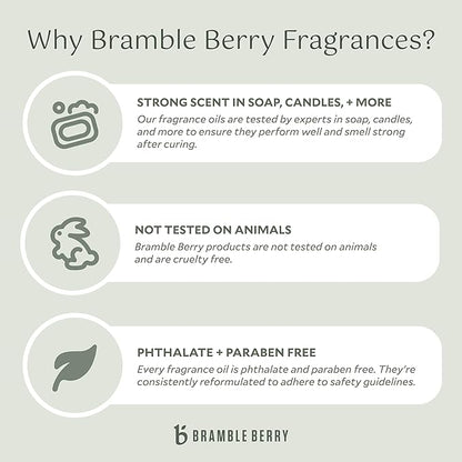 Bramble Berry Oatmeal Milk and Honey Fragrance Oil 2 oz | Warm Sweet Scent for Soap Making, Candle Making, Lotion & Bath Bombs | Skin Safe, Vegan, Paraben & Phthalate Free, DIY Craft Essential