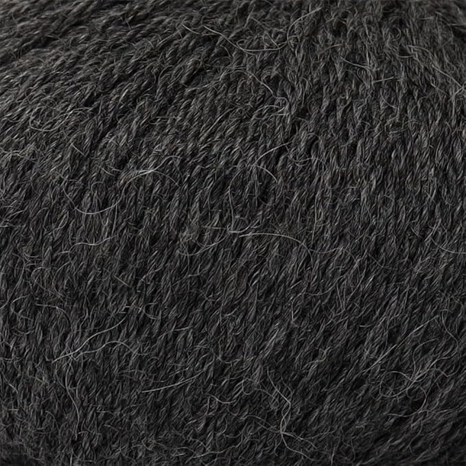 100% Baby Alpaca Yarn Wool Set of 3 Skeins (150 Grams) DK Weight - Made in Peru - Heavenly Soft and Perfect for Knitting and Crocheting (Gray, DK)