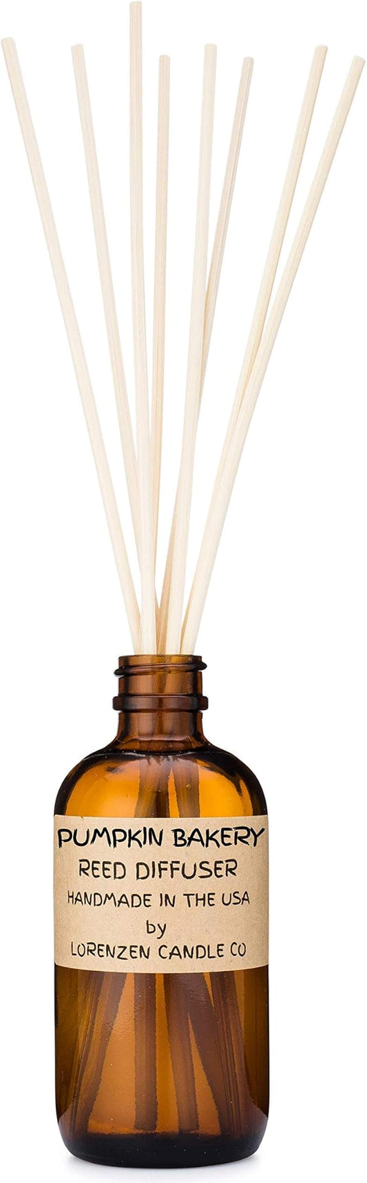 Pumpkin Bakery Reed Diffuser Set | Handmade in the USA by American Workers | Lasts For 2-3 Months |