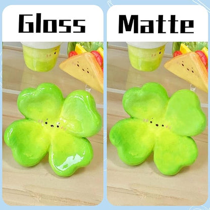 100ml Air Dry Clay Glaze, Air Dry Clay Varnish Can Not Only Used to Prevent Clay Cracking, Scratches, and Wear, Polymer Clay Glaze Can Also Having a Matte Glaze Effect (Matte)