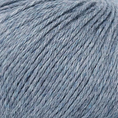 100% Baby Alpaca Yarn Wool Set of 6 Skeins (300 Grams) DK Weight - Made in Peru - Heavenly Soft and Perfect for Knitting and Crocheting (Heather Sky Blue, DK - 6 Skeins)