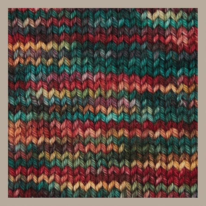 KnitPro Symfonie Hand Dyed Yarn | Extra Fine Merino Wool & Polyamide Blend for Knitting & Crocheting, Fingering Weight, Oeko-TEX Certified 400m, 100g Skein | Terra Variegated Party Lights