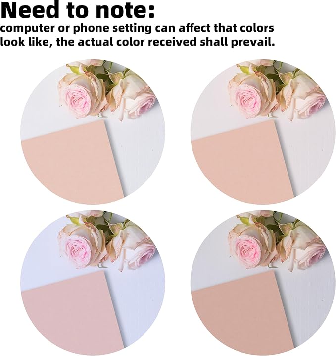 Vienrose 10 x 10 Inch Scrapbook Photo Album, Linen Hardcover Photo Book with 80 White Pages, DIY Memory Book Kit with Accessories for Wedding, Baby Shower, Travel, Christmas (Pink, 40 Sheets)