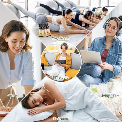 Sedbuwza Lemon Orange Essential Oil Set, Lemon Fragrance Oil Orange Scent Oil Set for Diffuser, Aromatherapy, Massage, Soap, Candle Making 2 x 10 ml