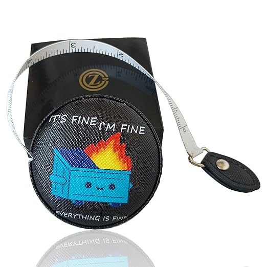 Tape Measure for Body Measuring Fabric Sewing Tailor Ruler Flexible Soft Pocket Small Mini Body Measurement Cloth Measuring Tape 60 Inch Premium Leather Retractable Tape Measure