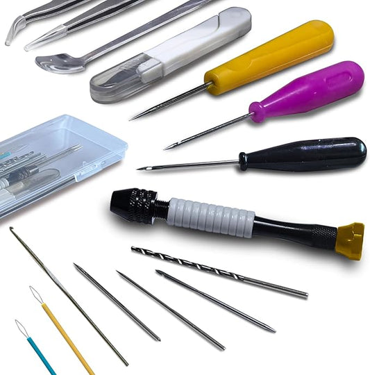 DiaWiew Beginners Candle Making Kit for Adults, Wick Needle for Candle Making for Punching and Inserting Candle Molds Wicks, Candle Making Tools Perfect to Silicone Molds with No Holes for Wicks