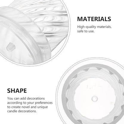 NUOBESTY DIY Plastic Spiral Candle Mold Manual Aromatherapy Candle Making Mould for Handcrafted Wax Melts Crafting Tool and Handmade