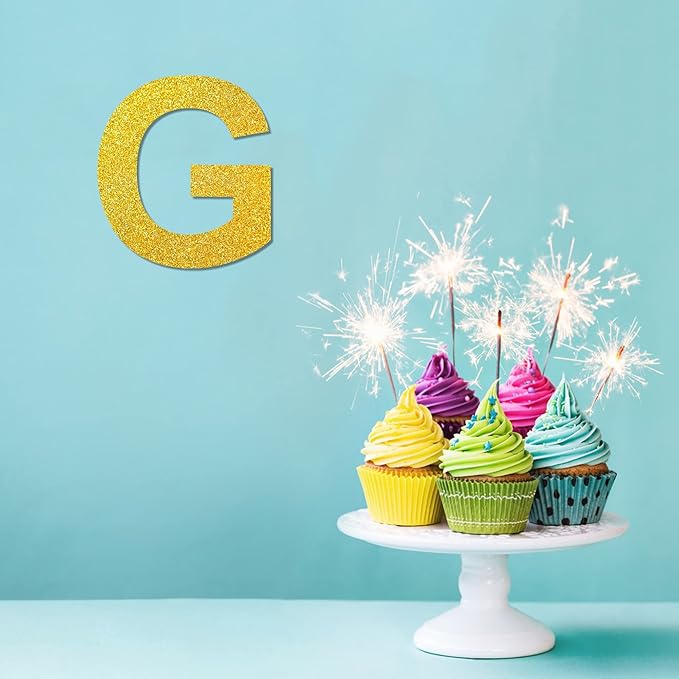 12 Inch Wooden Letter G, 1/4 Inch Thick Large Unfinished Wood Letter for Home Wall Decor, DIY Crafts