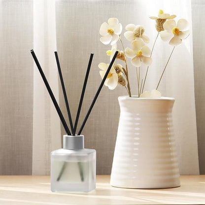 Aeeteek Reed Diffuser, Gardenia Scented Oils, Air Freshener Essential Oil Set with Diffuser Sticks, 3.4 oz Long Lasting Home Fragrance for Bedroom Office Shelf Bathroom Decor (2-Pack)