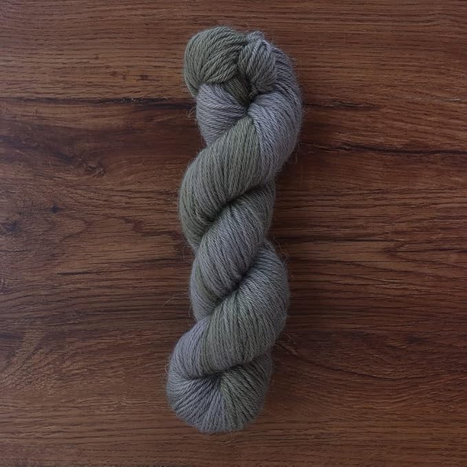 100% Baby Alpaca Yarn Wool 100g Hank DK Weight Hand Dyed Made in Peru - Heavenly Soft and Perfect for Knitting and Crocheting (Winter Lake, DK Hand Dyed - 100g Hank)