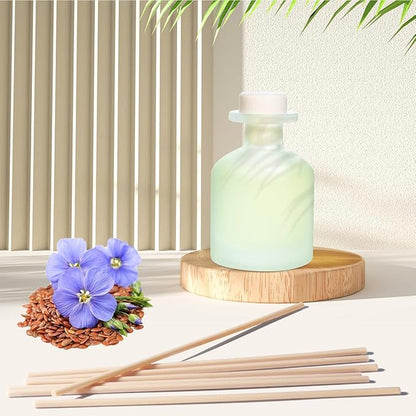YISOWUH Reed Diffuser - Clean Linen 3.38oz (100ml)*1 Pack Essential Oil Reed Diffuser Set with 8 Sticks, Long Lasting Fragrance for Home, Bathroom, Bedroom, Room, Decor, Gifts