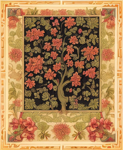 Joyhoor Cross Stitch Kits for Beginners Stamped Cross-Stitch Supplies Needlework preprint Embroidery Kits for Adults DIY Needlepoint Kits Embroidery Patterns 11CT-Tree of Life 16x20 inch