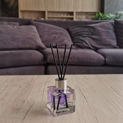 Seed Spring Reed Diffuser Set with Sticks Lavender Aromatherapy Oil Scent Diffuser for Home Office Bathroom Decoration Perfume and Gifts 50ml/1.7 oz