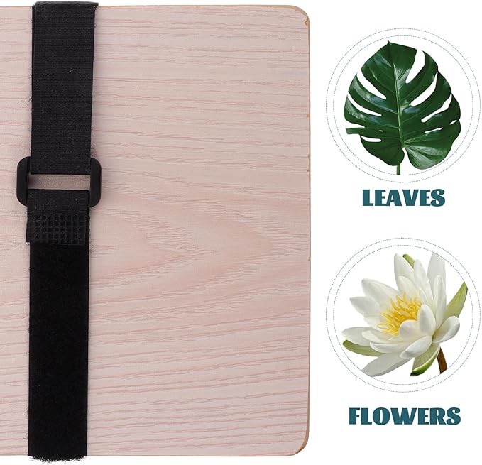 DECHOUS Professional Flower Press Kit Plant Leaf Press for Adults and DIY Natural Dried Flowers Crafts with Strong Straps for Greeting Cards Scrapbooks Invitations and Botanical Specimen