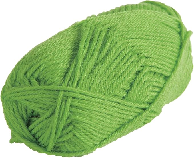 Knit Picks Wool of The Andes Yarn Pack - 10 Skeins of Green 100% Wool Worsted Weight Yarn (Peapod)