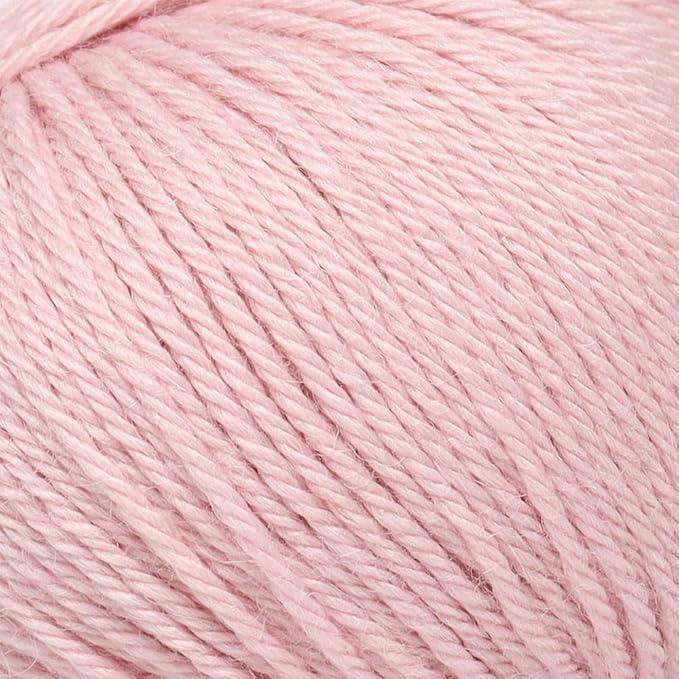 100% Baby Alpaca Yarn Wool Set of 3 Skeins (150 Grams) DK Weight - Made in Peru - Heavenly Soft and Perfect for Knitting and Crocheting (Baby Pink, DK)