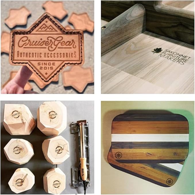 Custom Branding Iron for Wood Logo, for Wood Branding Iron Personalized Branding Iron stmap (1.5"x1.5" Electronic Soldering Iron)