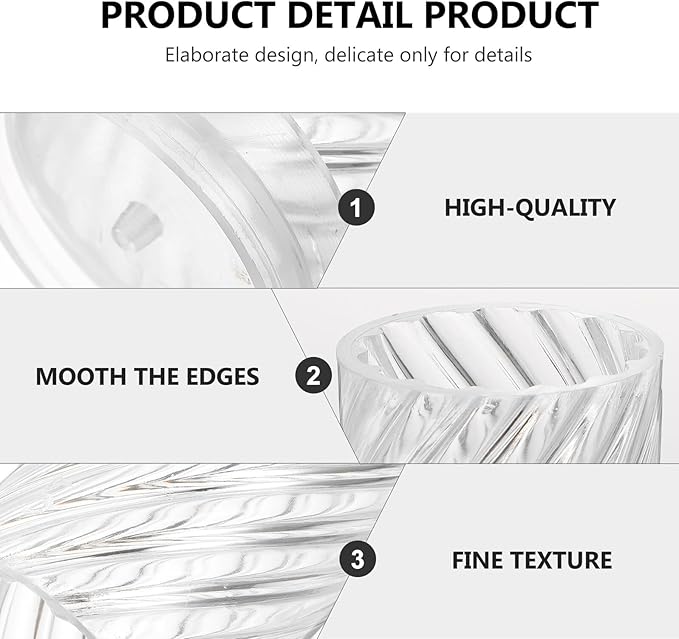 NUOBESTY DIY Plastic Spiral Candle Mold Manual Aromatherapy Candle Making Mould for Handcrafted Wax Melts Crafting Tool and Handmade