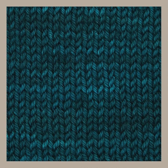 KnitPro Symfonie Hand Dyed Yarn | Extra Fine Merino Wool & Polyamide Blend for Knitting & Crocheting, Fingering Weight, Oeko-TEX Certified 400m, 100g Skein | Terra Semi-Solid Peacock Green