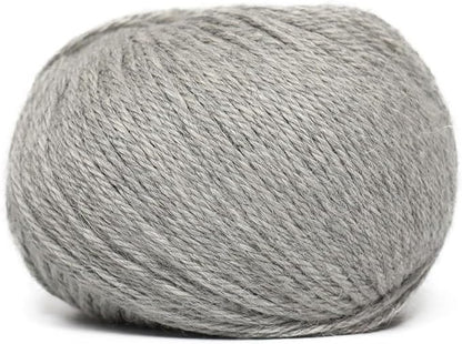 100% Baby Alpaca Yarn Wool Set of 6 Skeins (300 Grams) DK Weight - Made in Peru - Heavenly Soft and Perfect for Knitting and Crocheting (Silver Gray, DK - 6 Skeins)