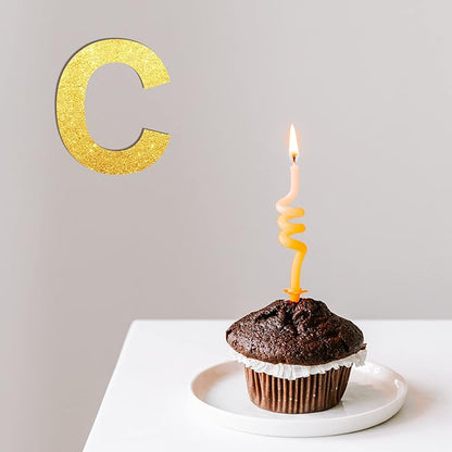 12 Inch Wooden Letter C, 1/4 Inch Thick Large Unfinished Wood Letter for DIY Crafts Home Wall Decor