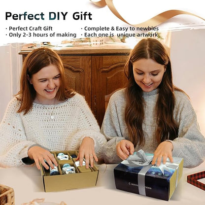 iLAND Crafts For Adults Women Teen Girls Ocean Beach UV Resin Kit for beginners Arts and Crafts for adults Resin Art Project DIY Sea Crafting Making Set Unique Artist Woman Gifts on Christmas Romantic