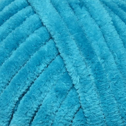Loops & Threads Sweet Snuggles Yarn - Solid Yarn for Knitting, Crochet, Weaving, Arts & Crafts - Turquoise, Bulk 18 Pack