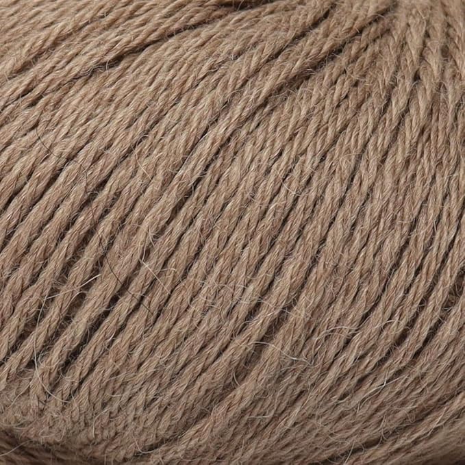 100% Baby Alpaca Yarn Wool Set of 3 Skeins (150 Grams) DK Weight - Made in Peru - Heavenly Soft and Perfect for Knitting and Crocheting (Beige, DK)
