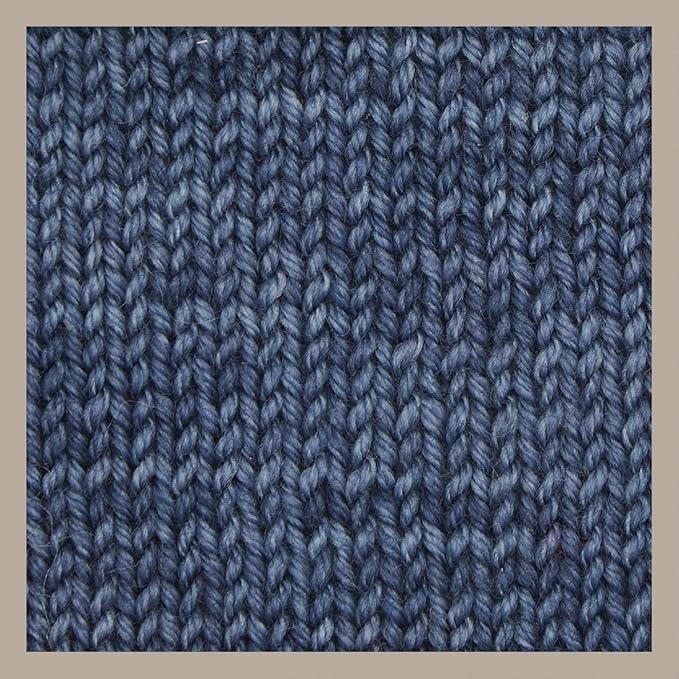 KnitPro Symfonie Hand Dyed Yarn | Extra Fine Merino Wool & Polyamide Blend for Knitting & Crocheting, Fingering Weight, Oeko-TEX Certified 400m, 100g Skein | Terra Semi-Solid Jodhpur Blue