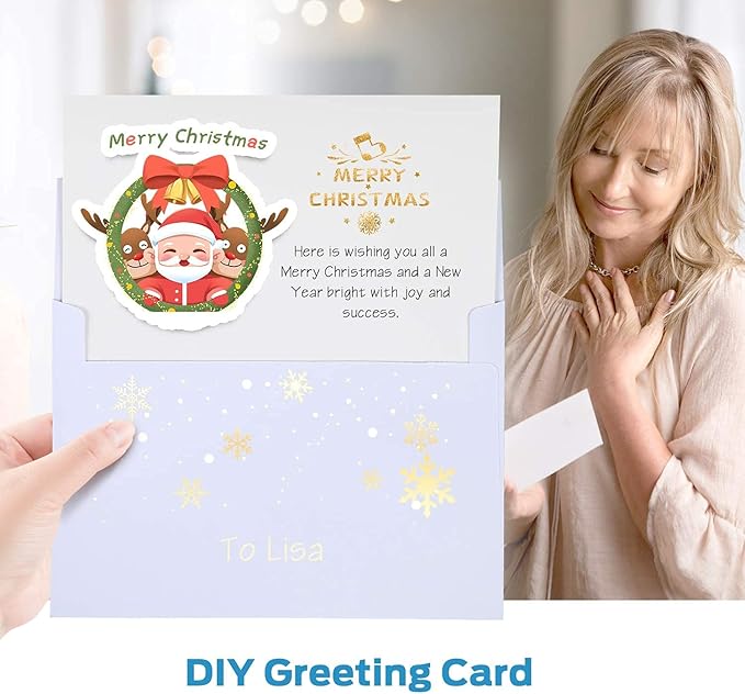 Ohuhu Blank White Cards and Envelopes 100 Pack - 4" x 6" Heavyweight Folded Cards and A4 Envelopes for DIY Greeting Cards Wedding Birthday Invitations Baby Shower Thank You Cards and All Occasions