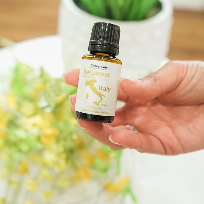 Nature Packaged Bergamot Essential Oil - Direct from Citrusmade in Sicily- Pure Essential Oil for Diffusers and Aromatherapy | 100% Pure Therapeutic Grade (8oz)