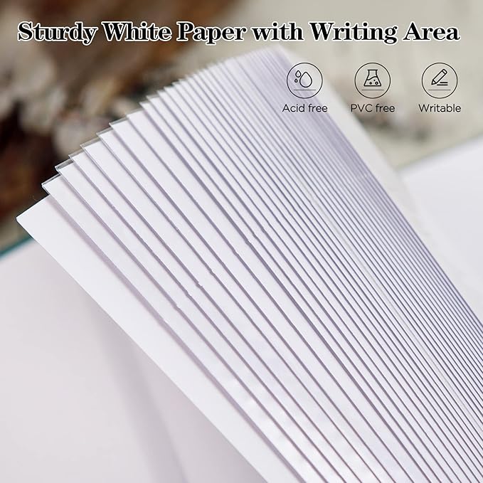 Mublalbum Small 4x6 Photo Album Linen Cover with Memo Areas Photobook Pictures Book Holds Horizontal Pockets for Wedding Family Baby and Vacation (Pink)