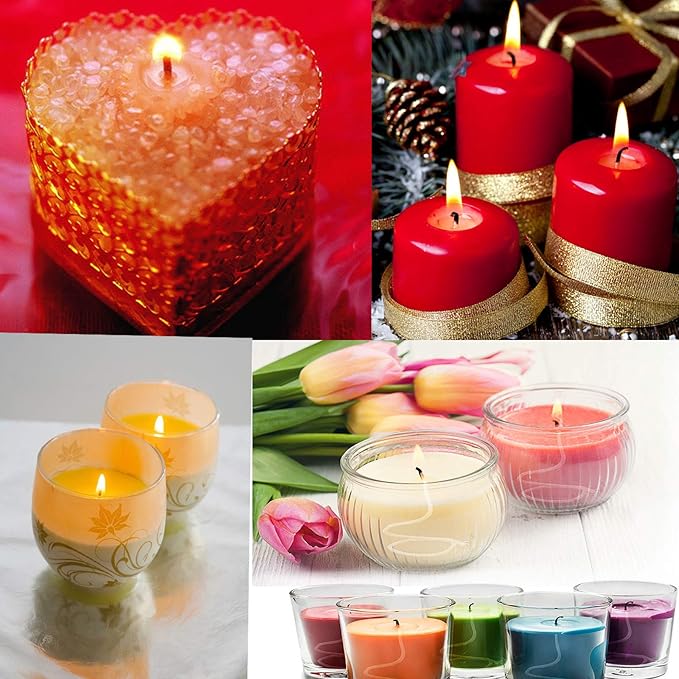 Candle Wicks for Candle Making, Braid Candle Wick Pre Waxed Non-Smoke Braided Wicks Beeswax Candles Wicks for Candle Making DIY (20CM(8inch)