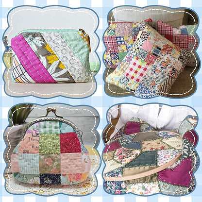 100 Pcs 8 x 8 Inch Cotton Fabric Squares No Repeat Floral Patchwork Fabric Pre Cut Quilting Fabrics Bundles Flower Sewing Fabrics Multi Color Floral Square Patchwork for DIY Craft Sewing Cloths