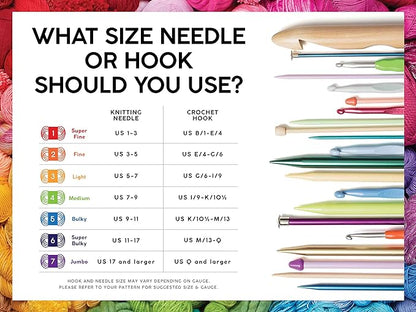 Lion Brand Hue + Me Yarn for Knitting, Crocheting, and Crafting, Bulky and Thick, Soft Acrylic and Wool Yarn, Shadow, (2-Pack)