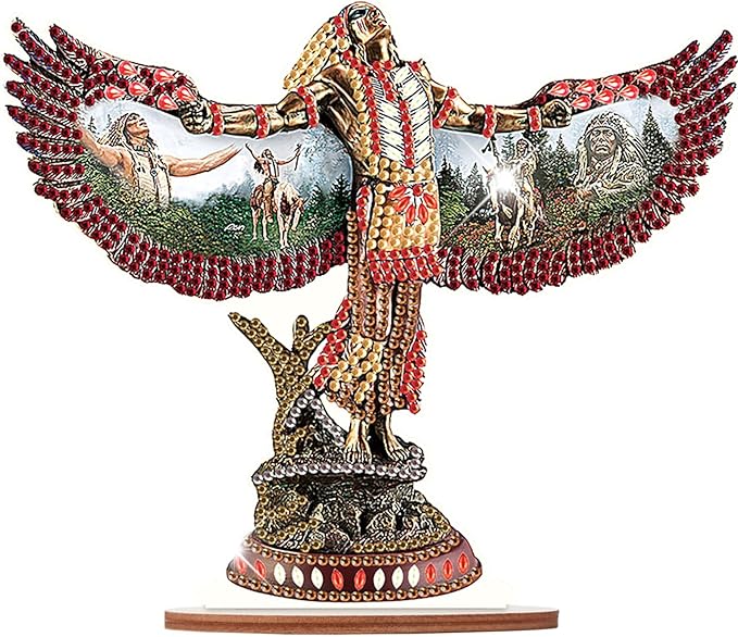 Tontut DIY Diamond Art Painting kit Ornament, Wings Religious Handmade Three-Dimensional Ornaments, The Perfect Combination of Decoration and Art, Excellent Choice for Home Decoration Gifts