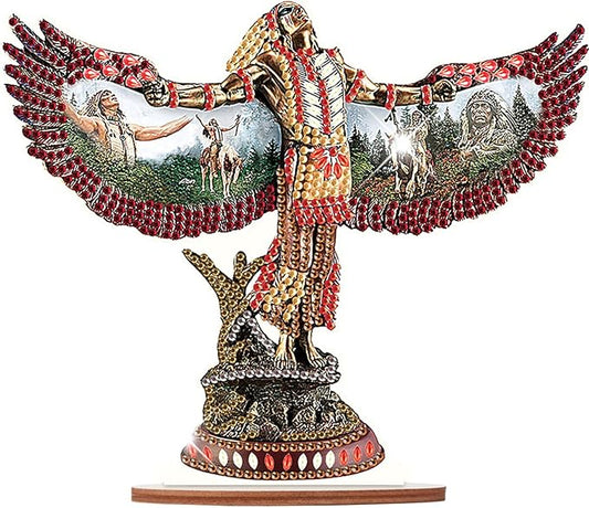 Tontut DIY Diamond Art Painting kit Ornament, Wings Religious Handmade Three-Dimensional Ornaments, The Perfect Combination of Decoration and Art, Excellent Choice for Home Decoration Gifts