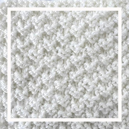 Woolen Delights Soft Wool Yarn for Crocheting, 3-Pack (522Yds / 300G), Free Patterns - #4 Medium Aran/Heavy Worsted Weight Wool Yarn for Knitting - Snow White