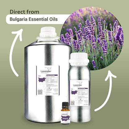 Nature Packaged Lavender Oil - Bulgarian Essential Oils - Lavender Diffuser - Pure Therapeutic Grade (15ml)