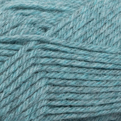 Knit Picks Wool of The Andes Yarn Pack - 10 Skeins of Blue 100% Wool Worsted Weight Yarn (Fjord Heather)