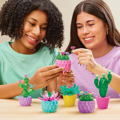 Crystal Gem Creations Jewel Succulents Kit by RoseArt, 175+ Pieces, Great for Adults, Tweens and Children Ages 8+