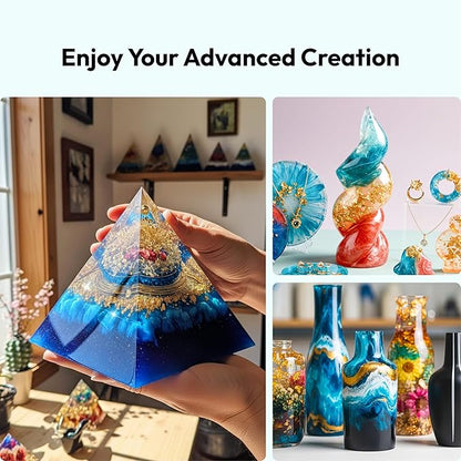Resiners Silicone Rubber Extender for G3 Resin Curing Machine, Curing Accessories for Extra-Large Molds Under 16cm/6.3", Easy to Clean and Store, Perfect for Jar Sphere Skull Pyramid Silicone Molds